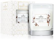 Luxusní svíčka Santini - Fresh Cotton, 200g - Svíčka