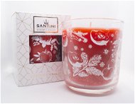 Luxusní svíčka Santini - Jablko a skořice, 200g - Svíčka