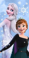 Jerry Fabrics Frozen Sisters 06 bath towel, 70 × 40 cm - Children's Bath Towel