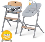 KINDERKRAFT SELECT Set dining chair Livy Oak + deck chair Calmee, Premium - High Chair