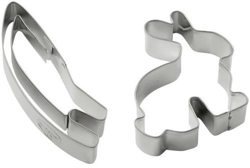 Dr. Oetker Cutters Rabbit + Rabbit Ear, 2 pcs - Cookie Cutters - Main image