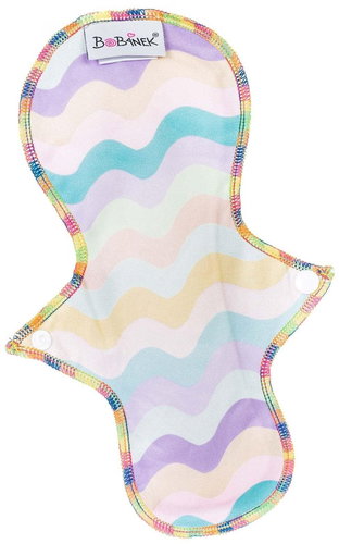 Bobánek Fabric insert for women Rainbow waves - Sanitary Pads - Main image