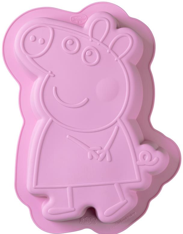 Dr. Oetker "Peppa Malac" sütőforma 27 × 19,5 × 5 cm, szilikon
