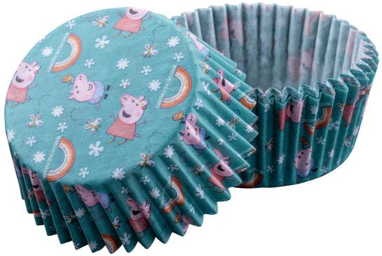Dr. Oetker "Peppa Malac" sütőkosárkák, átmérő 5 cm, magasság 3 cm, 50 db, papír