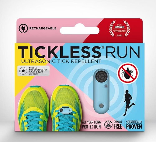 TickLess Run Ultrasonic Tick Repeller - Blue - Insect Repellent - Main image