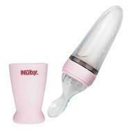 NUBY Silicone feeder, 90 ml, pink - Food Pacifier