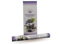 Green Tree Indian Scented Sticks White Sage - Lavender 15 g - Incense Sticks