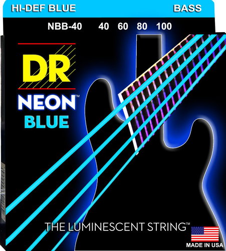 DR Strings Neon Blue NBB-40 - Strings - Main image