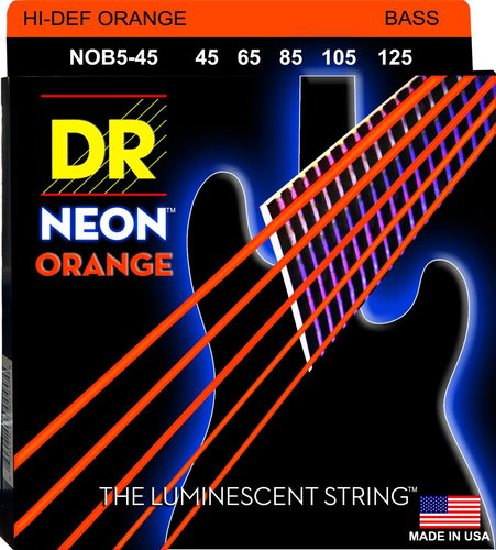 DR Strings Neon Orange NOB5-45 - Strings - Main image