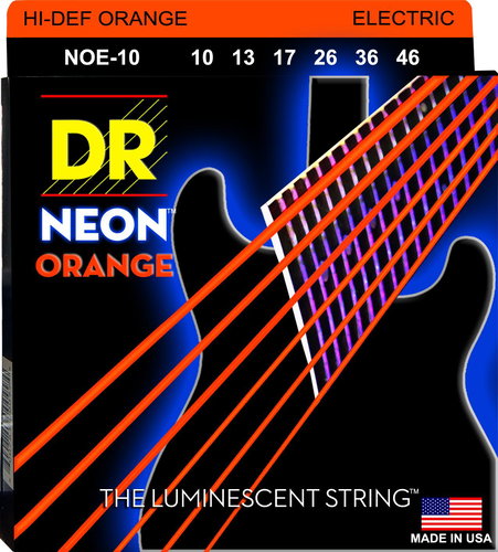 DR Strings Neon Orange NOE-10 - Strings - Main image