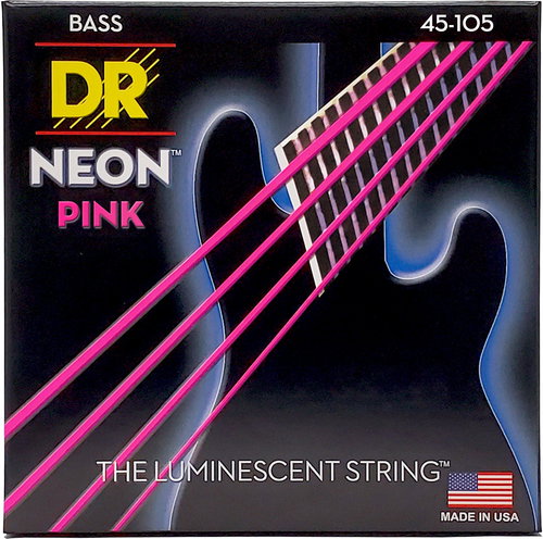 DR Strings Neon Pink NPB-45 - Strings - Main image