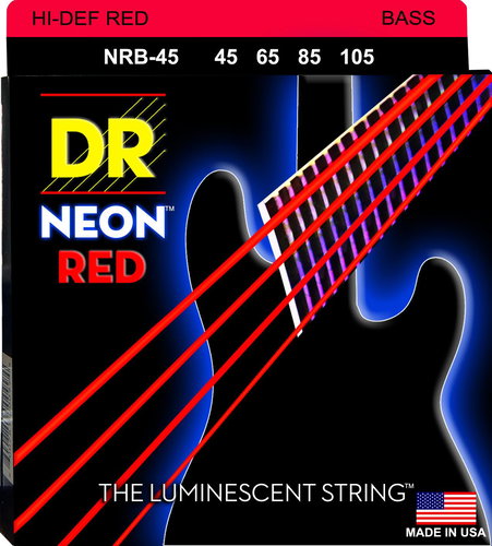 DR Strings Neon Red NRB-45 - Strings - Main image