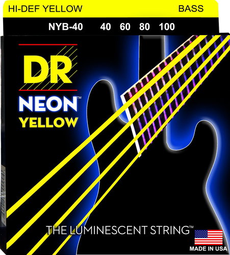 DR Strings Neon Yellow NYB-40 - Strings - Main image