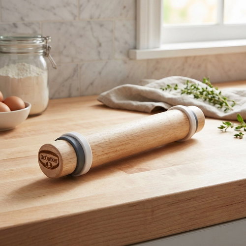 Dr. Oetker Roller mit Abstandsringen - Nudelholz - Hauptbild