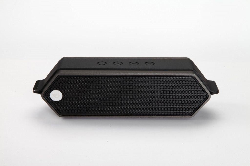 「Dreamwave Harmony ブラック」Bluetoothスピーカー アルミと革でデザイン性を高めた、aptX対応Bluetoothスピーカー