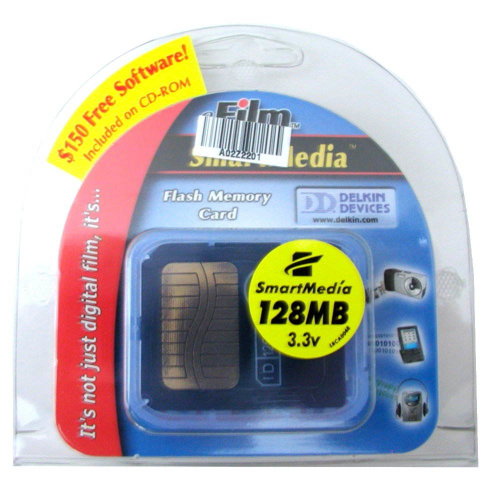 DELKIN SmartMedia 128MB karta - Memory Card - Main image