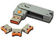 Chronos USB Lock - 4 lockable plugs for USB port incl. keys - Accessory