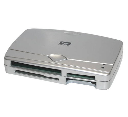 Canyon čtečka karet, stříbrná (silver), externí, 29v1 (vč. xD), USB2.0 - - - Main image