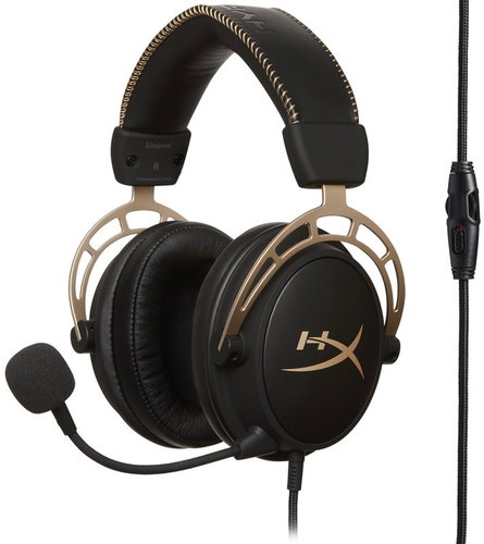 HyperX Cloud Alpha - Gold Main image HyperX Cloud Alpha - Gold - Gaming Headphones - Main image