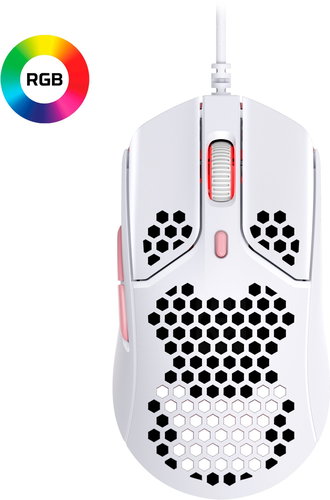HyperX Pulsefire Haste White/Pink - Gaming Mouse - Main image
