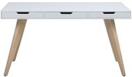 DESIGN SCANDINAVIA s 3 zásuvkami Edita 140 cm - Psací stůl