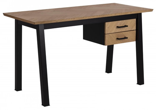DESIGN SCANDINAVIA Brighton 130 cm - Eiche - Schreibtisch - Hauptbild