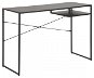 DESIGN SCANDINAVIA Newcastle 110 cm, kov, čierny - Písací stôl