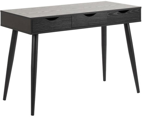 DESIGN SCANDINAVIA mit Schubladen Pluto 110 cm, schwarz - Schreibtisch - Hauptbild