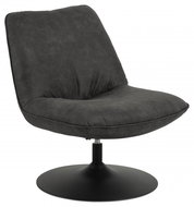 DESIGN SCANDINAVIA Nanny, tkanina, antracitové - Conference Armchair