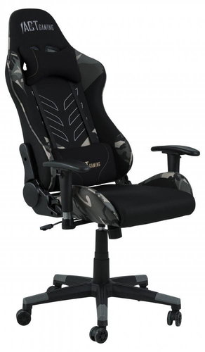 DESIGN SCANDINAVIA Alpha, Stoff, schwarz - Gaming-Stuhl - Hauptbild