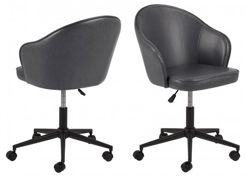 DESIGN SCANDINAVIA Mitzie, schwarz - Bürostuhl - Hauptbild
