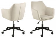 Design Scandinavia Nora, fabric, sand - Office Chair