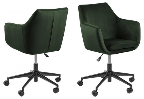 DESIGN SCANDINAVIA Nora, Gewebe, dunkelgrün - Bürostuhl - Hauptbild