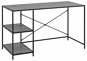 DESIGN SCANDINAVIA Seaford, 130 cm, černý - Psací stůl