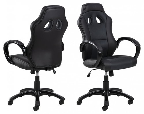 Design Scandinavia Otterly, Black / Grey - Office Chair - Main image