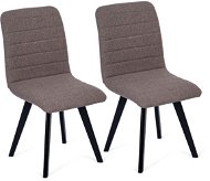Jídelní židle ELEGANCE tmavě šedá, set 2 ks - Jídelní židle