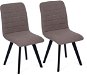 Jídelní židle Jídelní židle ELEGANCE světle šedá, set 2 ks - Jídelní židle
