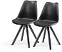 Jídelní židle Jídelní židle SCANDINAVIA BEECH černá, set 2 ks - Jídelní židle