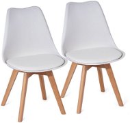 Jídelní židle SCANDINAVIA ECONOMY bílá, set 2 ks - Jídelní židle
