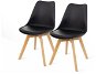 Jídelní židle Jídelní židle SCANDINAVIA ECONOMY černá, set 2 ks - Jídelní židle