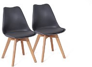 Jídelní židle SCANDINAVIA ECONOMY šedá, set 2 ks - Jídelní židle
