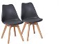 Jídelní židle Jídelní židle SCANDINAVIA ECONOMY šedá, set 2 ks - Jídelní židle