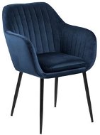 Jídelní židle FUTURE COMFORT VELVET modrá - Jídelní židle