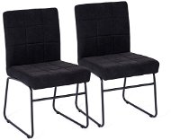 Étkezőszék NORDIC SIMPLE Étkezőszék - fekete, 2 db-os szett - Jídelní židle