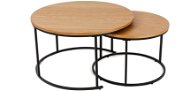 Konferenčný stolík Konferenčný stolík RENO, set 2 stolíkov, priemer 80 cm a 60 cm - Konferenční stolek