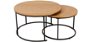 Konferenčný stolík RENO, set 2 stolíkov, priemer 80 cm a 60 cm - Konferenčný stolík