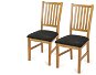 Jídelní židle Jídelní židle ELENA, set 2 ks, masivní dub - Jídelní židle