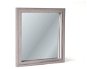 Zrcadlo Nástěnné zrcadlo DIA, bílá, 60 x 60 x 4 cm - Zrcadlo