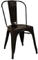 Kovová stolička RELIX čierna - Jedálenská stolička