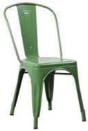 Kovová židle RELIX zelená - Jídelní židle